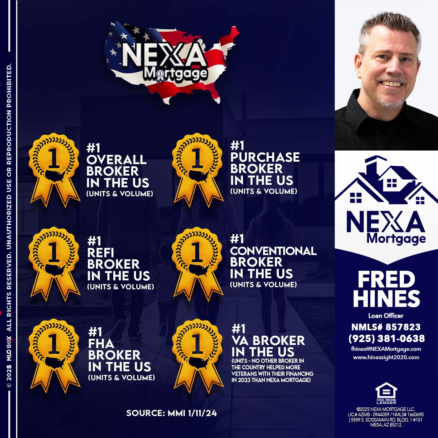 #1 - Fred Hines -Loan Officer