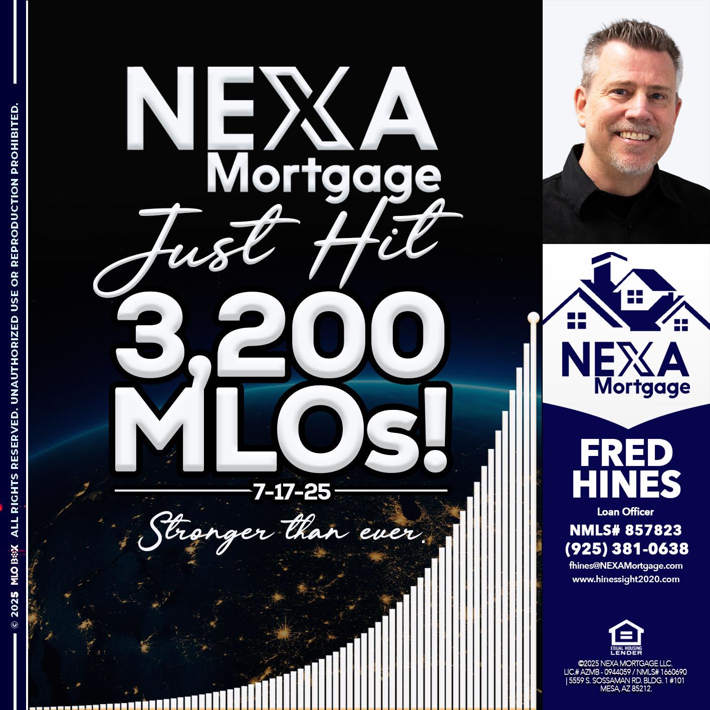 3200 MLOs - Fred Hines -Loan Officer