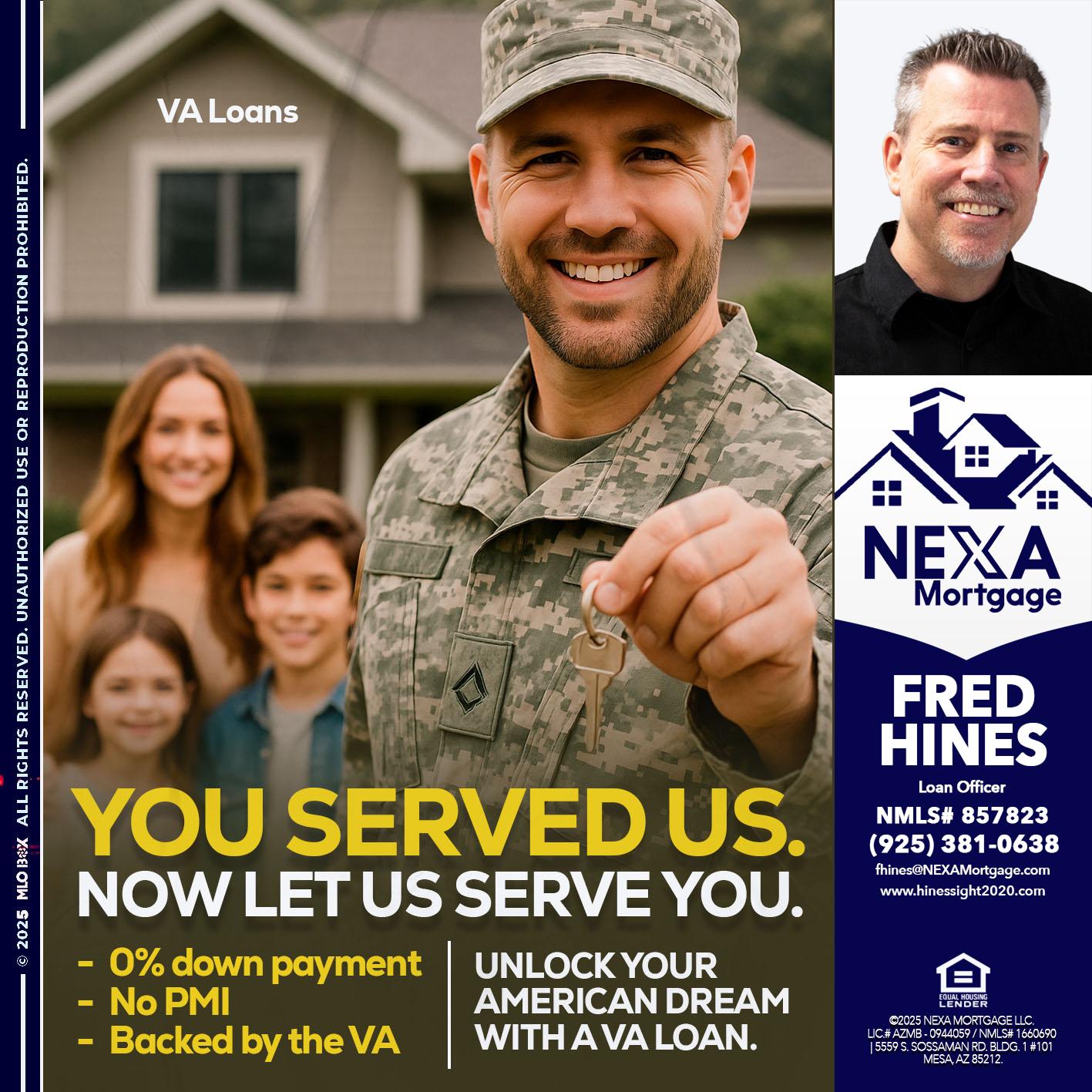 YOU DESERVED - Fred Hines -Loan Officer