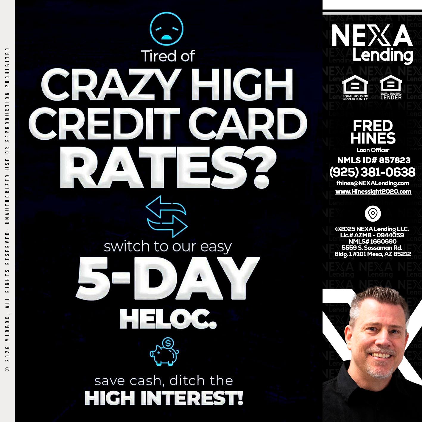 CRAZY HIGH - Fred Hines -Loan Officer