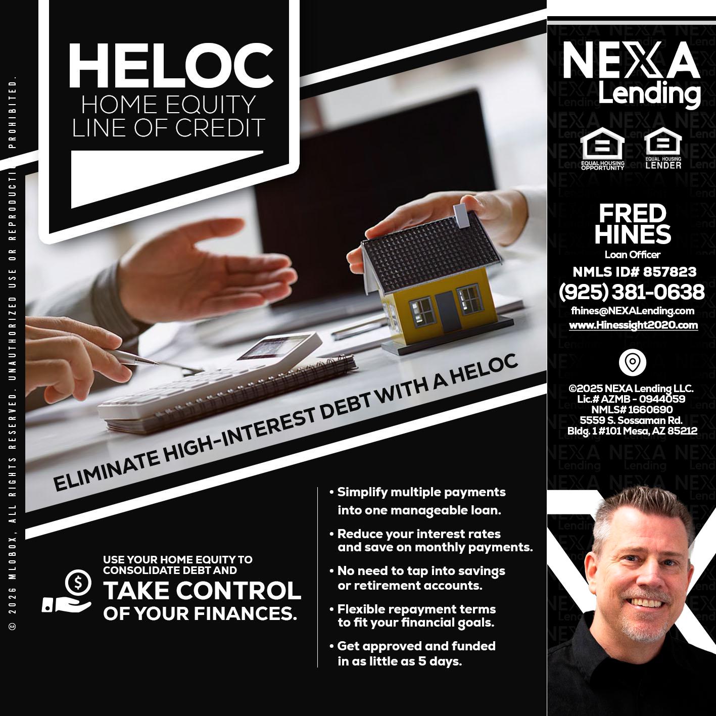 HELOC - Fred Hines -Loan Officer
