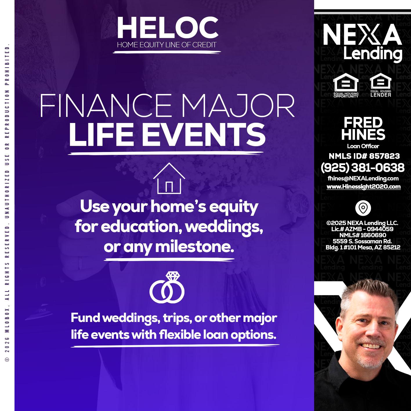 HELOC - Fred Hines -Loan Officer