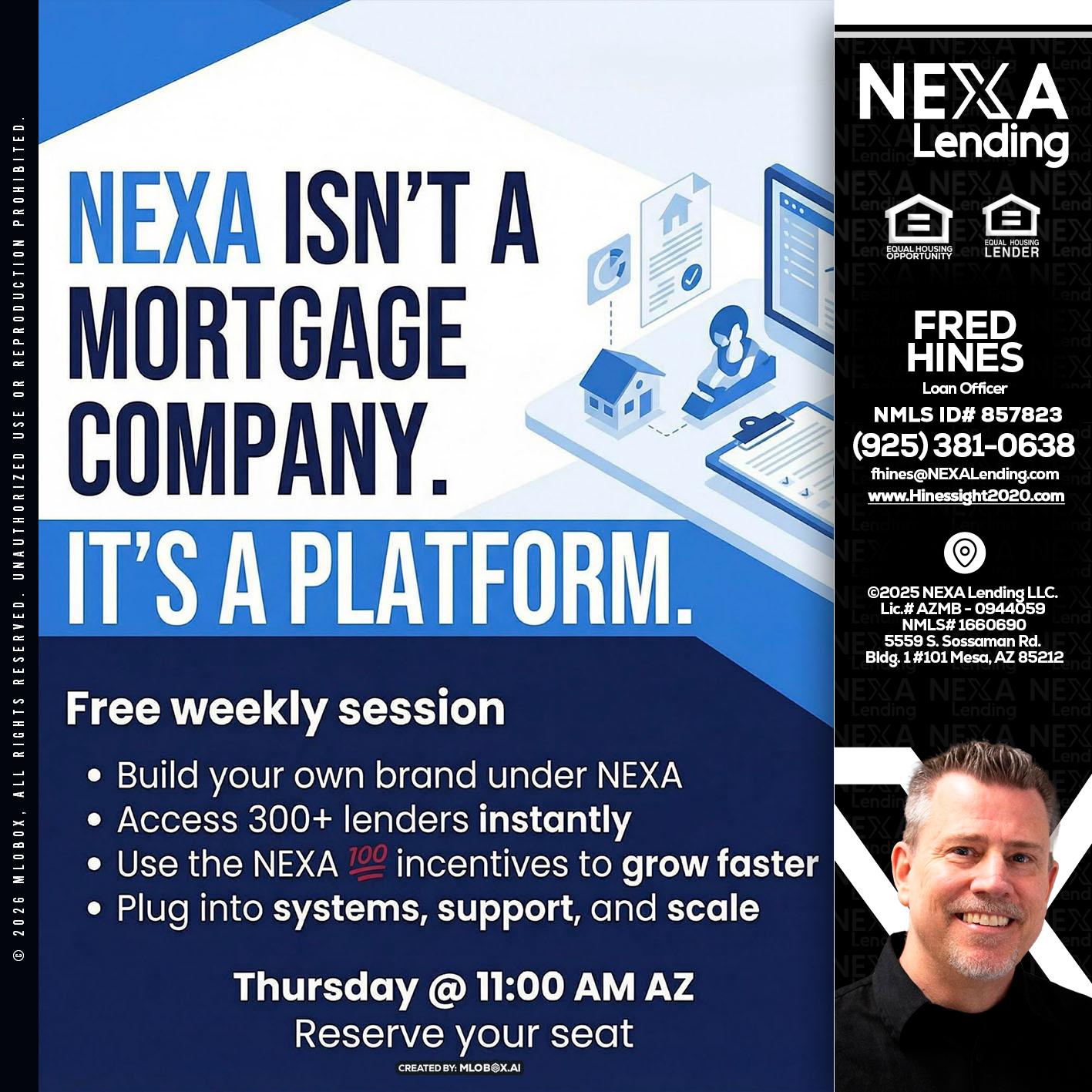NEXA ISNT - Fred Hines -Loan Officer